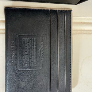 Coach Black Wallet